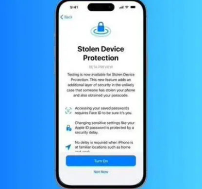 新平苹果授权维修店分享被盗设备保护功能开启方法 