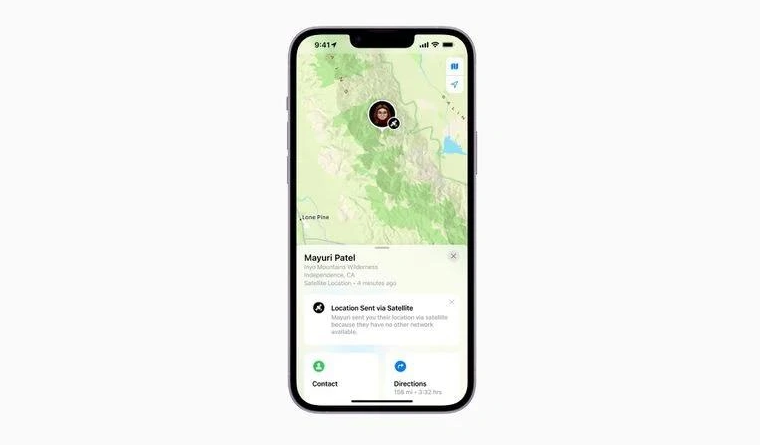 新平苹果14维修分享iPhone14系列中 FindMy功能通过卫星分享位置方法教程 